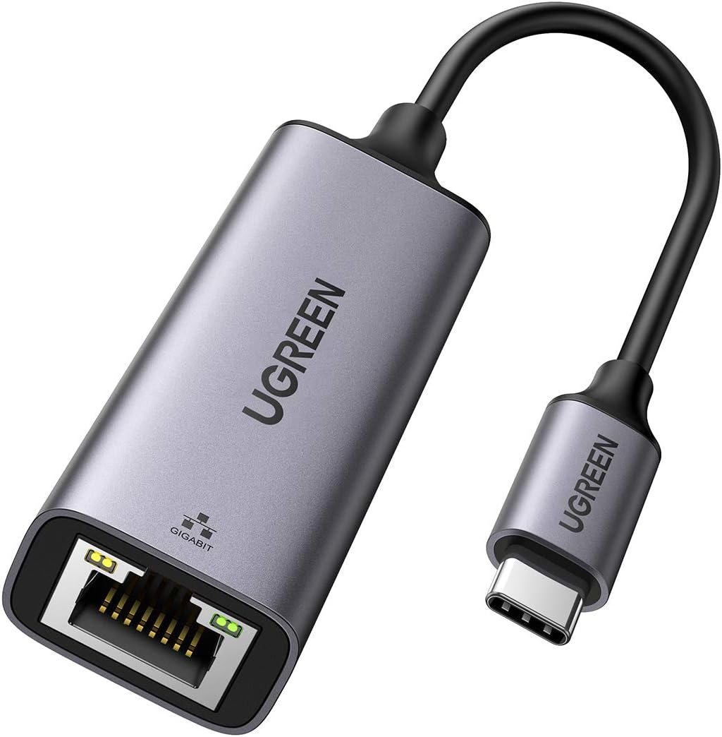 Adaptateur UGREEN USB-C vers Ethernet RJ45 Gigabit vendu séparément